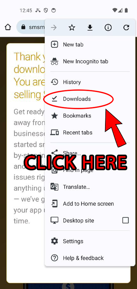 mobile app screenshot